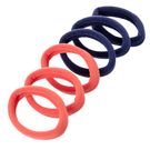 Elástico Para Cabelo ProArt 6un Azul/Laranja EC19B