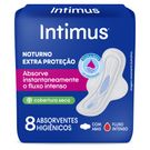 Absorvente Intimus Noturno Seca C/ Abas 8 Unidades