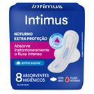 Absorvente Intimus com Abas Malha Suave Noturno Gel 8 Unidades