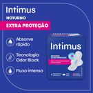 Absorvente Intimus com Abas Malha Suave Noturno Gel 8 Unidades
