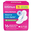 Absorvente Externo Intimus Tripla Proteção Seca com Abas Leve 16 Pague 14