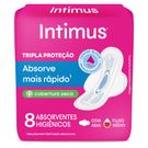 Absorvente Intimus com Abas Malha Seca Gel 8 Unidades