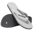 Sandálias Havaianas Dual Branco/Cinza Gelo 41/42