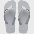 Sandálias Havaianas Dual Branco/Cinza Gelo 43/44