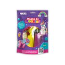 Massinha para Modelar Pula e Molda Unicórnio 6 Cores + 3 Moldes + Rolinho