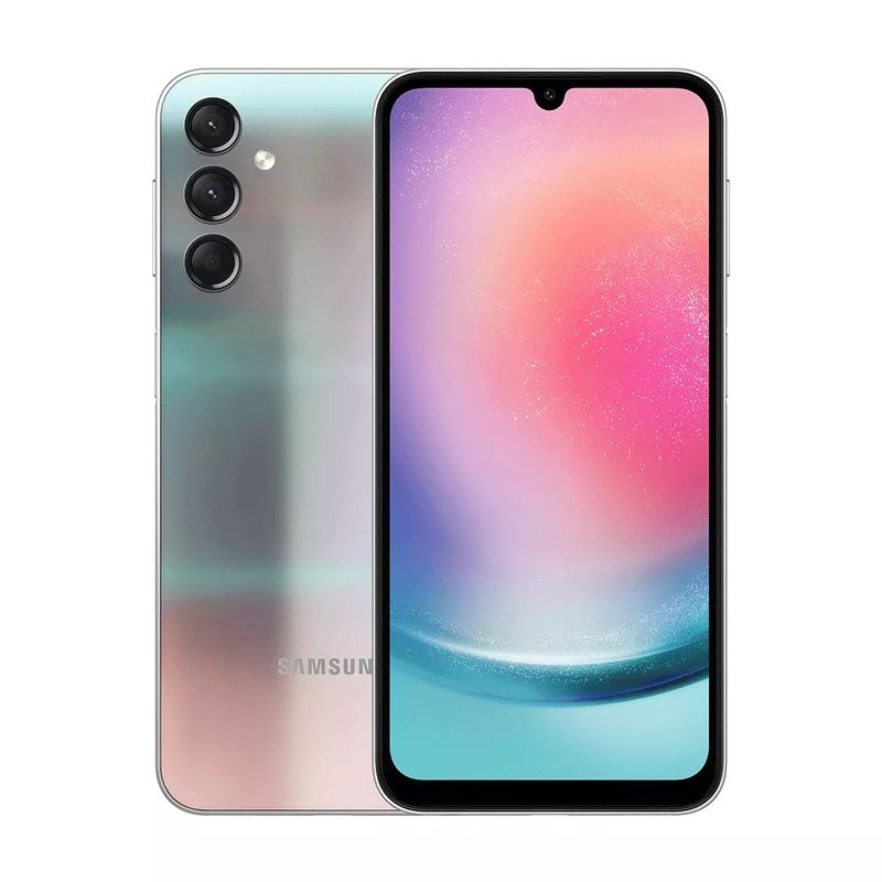 Smartphone-Samsung-Galaxy-A24-Prata-Tela-6.5-128gb-Camera-Traseira-Tripla-50---5---2mp