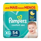 Fralda Descartável Pampers Confort Sec Super XG 54 Unidades