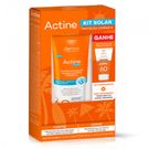 Kit Protetor Solar Corporal Actine Fresh Fps60 150g+Protetor Solar Facial Sem Cor 20g