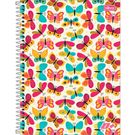 Caderno Tilibra D+ Capa Dura 1 Matéria Feminino 96 Folhas
