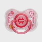 Chupeta Kuka Silicone Rosa Decorada Neon N°2