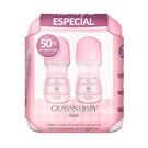 Kit Desodorante Giovanna Baby Rollon Rosa 2 Unidades 50ml Cada
