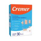 Curativo Cremer Transparentes Variados 30 Unidades