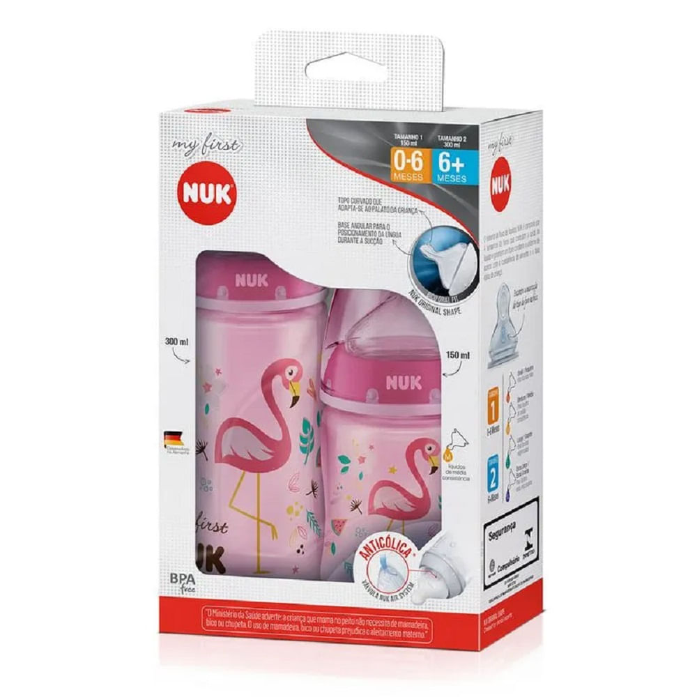 Nuk Mamad 150ml S1 + Mamad 300ml S2 Myst Girl |