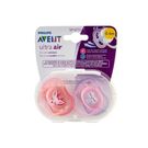 Chupeta Phillips Avent Ultra Air Menina Duo 0-6m