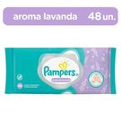 Lenço Umedecido Pampers Lavanda 48 Unidades