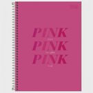 Caderno Tilibra Capa Dura Espiral Love Pink 80 Folhas - Sortido