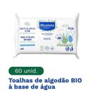 Lenços Umedecidos Mustela Dermo Bio Organic 60 Unidades