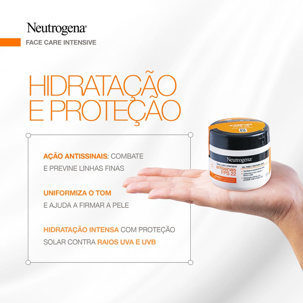 Neutrogena Face Care Antissinais Intensive Fps22 100g