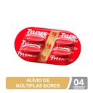 Analgésico Tylenol Dor de Cabeça 500mg 4 Comprimidos