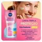 NIVEA SUN Protetor Solar Facial Tripla Proteção Loção Pele Radiante FPS 50 40ml