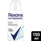 Antitranspirante Aerosol Rexona Sem Perfume 150ml