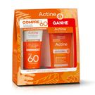 Actine Protetor Solar FPS60 40g + Gel Limpeza 40ml