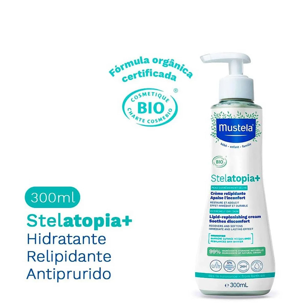 Creme Hidratante Mustela Stelatopia 300ml