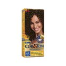 Tintura Creme Cor&ton 4.3 Castanho Médio Dourado