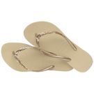 Sandália Havaianas Slim Glitter II Areia 27/28