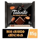 Chocolate TALENTO Meio Amargo com Amêndoas 85g