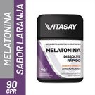 Melatonina  Vitasay Sabor Laranja 90 Comprimidos