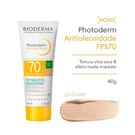 Protetor Solar Facial Bioderma Photoderm Fps 70 Antioleosidade 2 Claro 40g