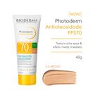 Protetor Solar Facial Bioderma Photoderm Antioleosidade Fps 70 Cor 3 Médio 40g