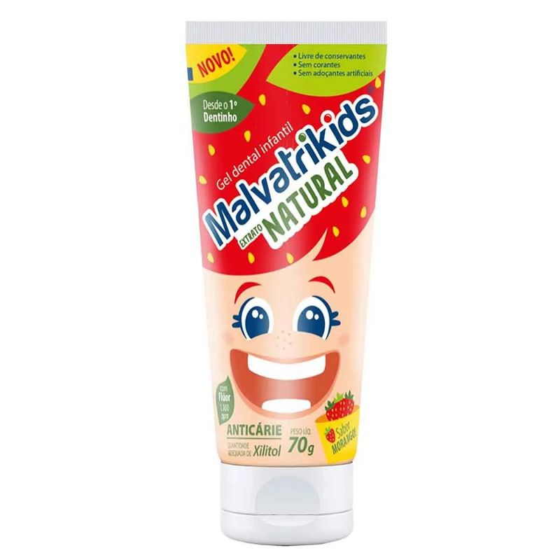 gel-dental-infantil-malvatrikids-extrato-natural-sabor-morango-70g-1