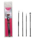 Kit Pinça Hello Mini Extrator De Cravos e Espinhas com 4 Unidades