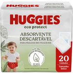 absorvente-huggies-descartavel-eco-protect-20-unidades
