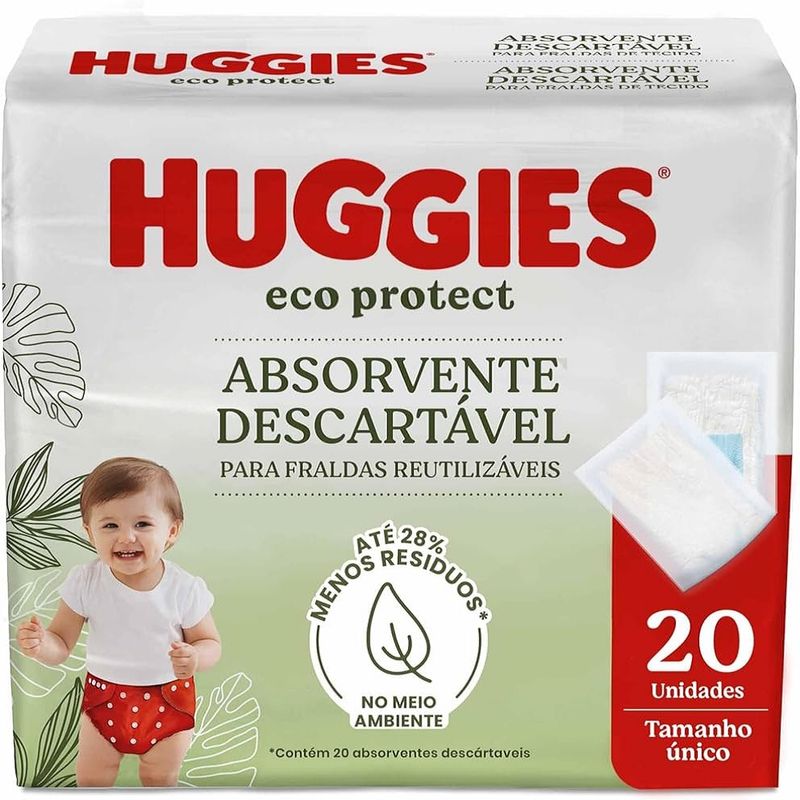 absorvente-huggies-descartavel-eco-protect-20-unidades