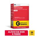 Paracetamol 750mg União Química Genérico 20 Comprimidos