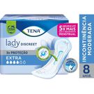 Absorvente Para Incontinência Urinária Tena Lady Discreet Extra 8 Unidades