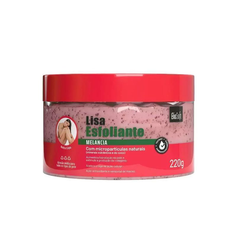 creme-esfoliante-bio-soft-lisa-melancia-220g