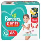 Fralda Descartável Pampers Ajuste Total Top XG 66 Unidades