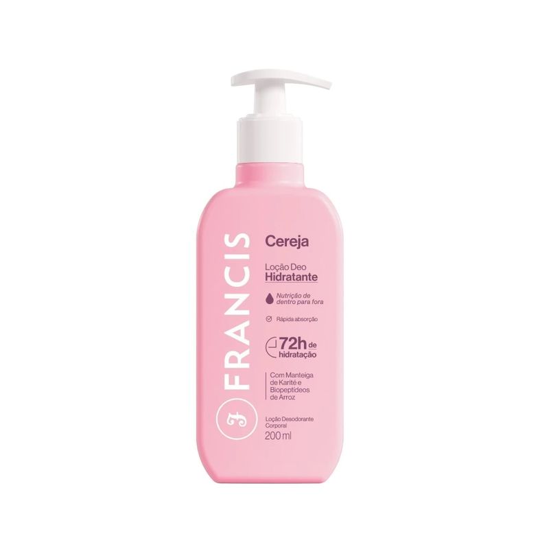 locao-hidratante-francis-72h-cereja-com-manteiga-de-karite-200ml