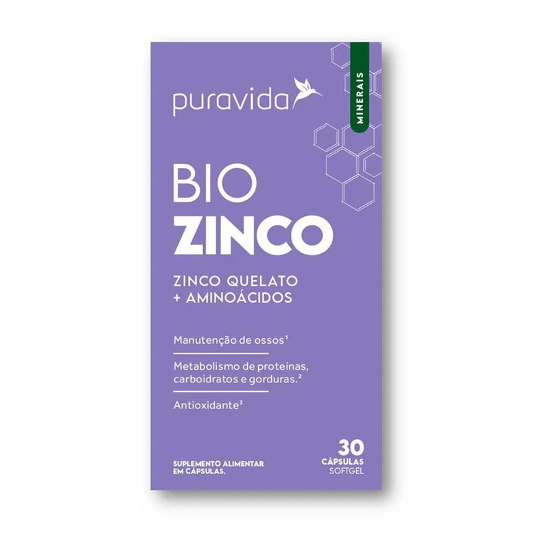 zinco-puravida-bio-30-capsulas