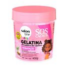 Gelatina Capilar Infantil Salon Line Kids Ativadora de Cachos Hidratação 400g