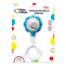 Brinquedo Chocoalho Bola Transparente