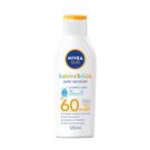 NIVEA SUN Protetor Solar Kids & Babies Pele Sensível FPS 60 125ml