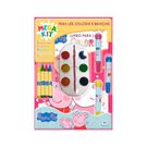Livro Colorir Ciranda Cultural Mega Kit Ler Aprender Brincar Peppa Pig