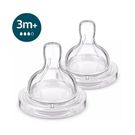 Bico de Mamadeira Philips Avent Anti-Colic +3 Meses com 2 Unidades