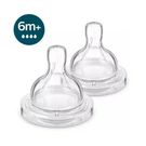 Bico de Mamadeira Philips Avent Anti-colic + 6 Meses Com 2 Unidades