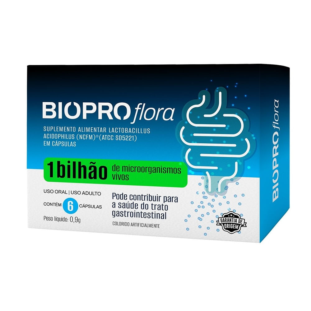 Biopro Flora 6 Cápsulas